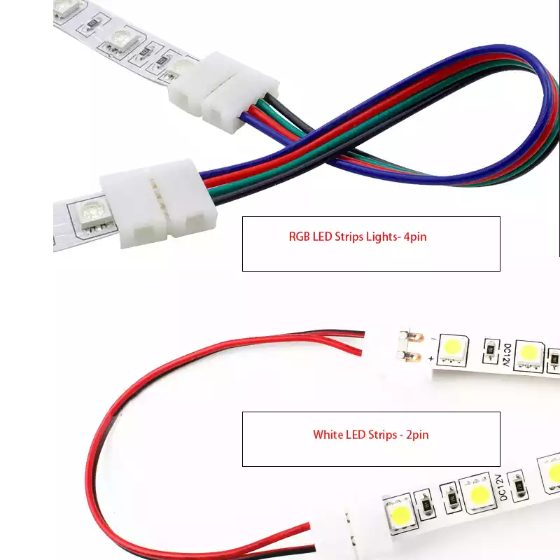 2pin and 4pin led strips connectors mshled